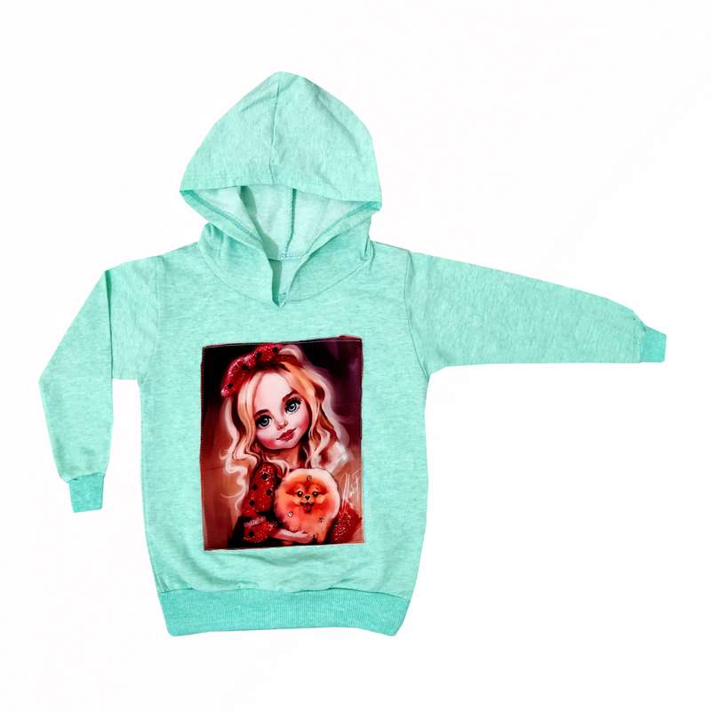 هودی دخترانه مدل پرنسس کد 994699