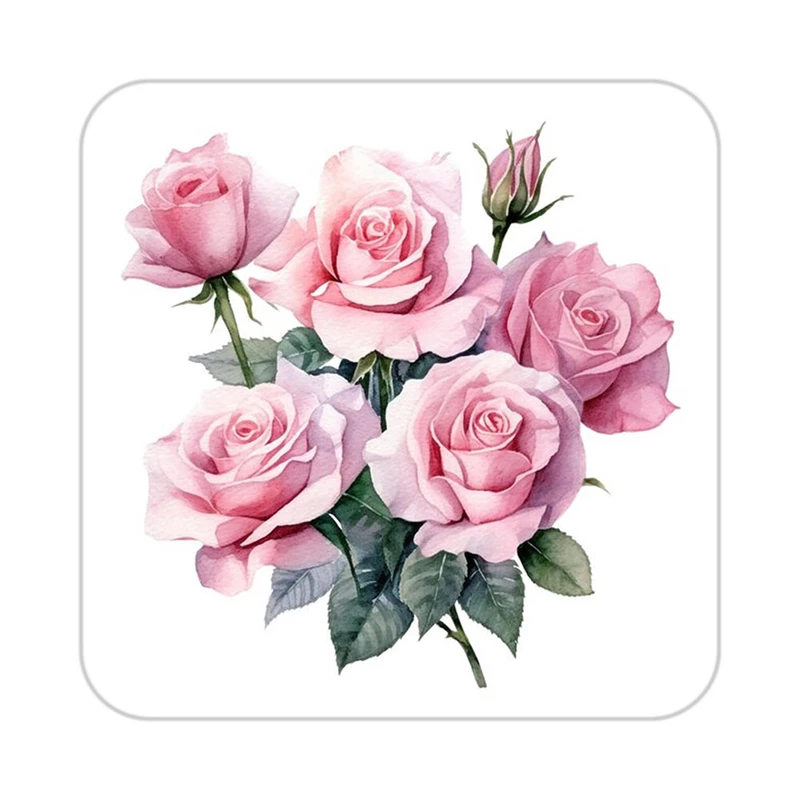 زیر لیوانی کاکتی طرح گل مدل mp16607