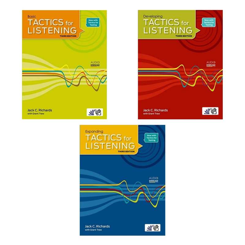 کتاب Tactics for Listening 3rd اثر Jack C.Richards انتشارات رهنما 3 جلدی کتاب Tactics for Listening 3rd اثر Jack C.Richards انتشارات رهنما 3 جلدی