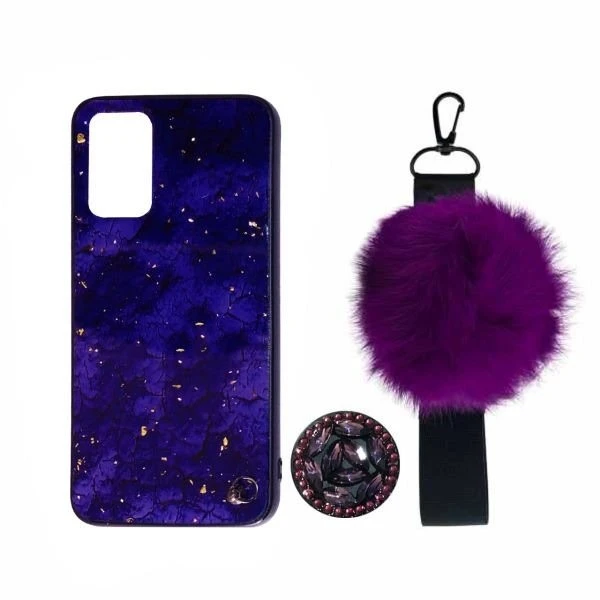 کاور مدل پام پام مناسب برای گوشی موبایل هوآوی Y7A 2020 به همراه بند و پایه نگهدارنده