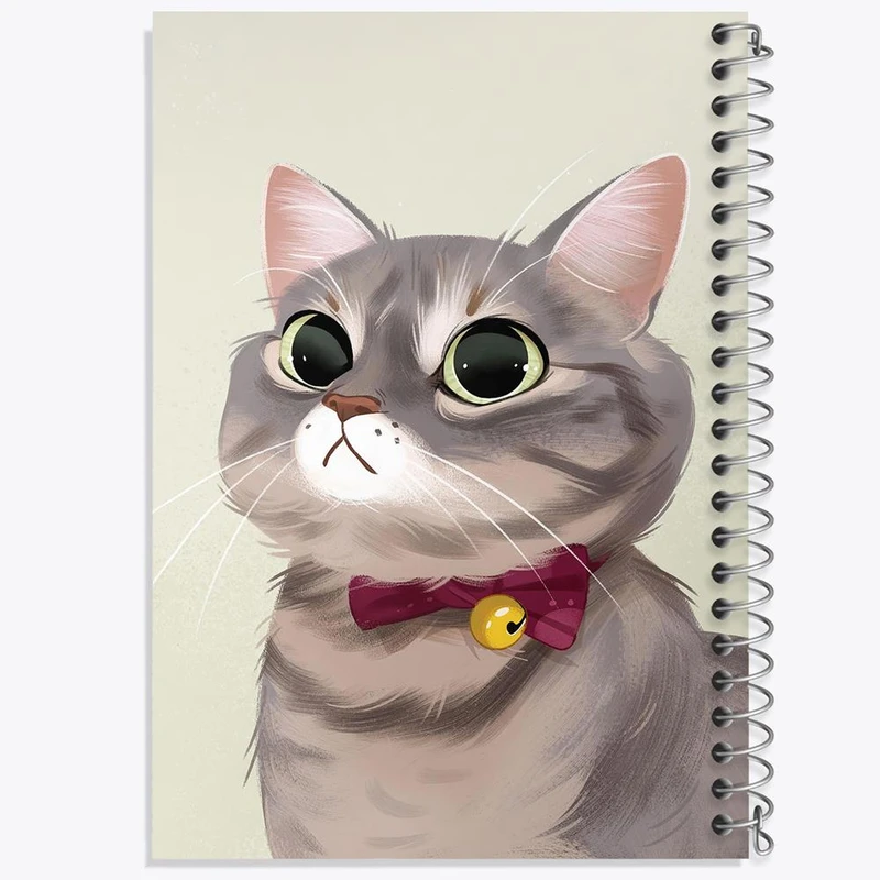 دفتر مشق 100 برگ خندالو طرح گربه کد 28238