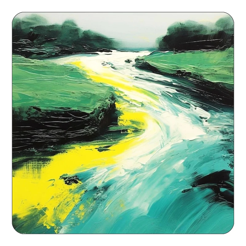 مگنت کاکتی طرح نقاشی رنگ روغن مدل mp69690