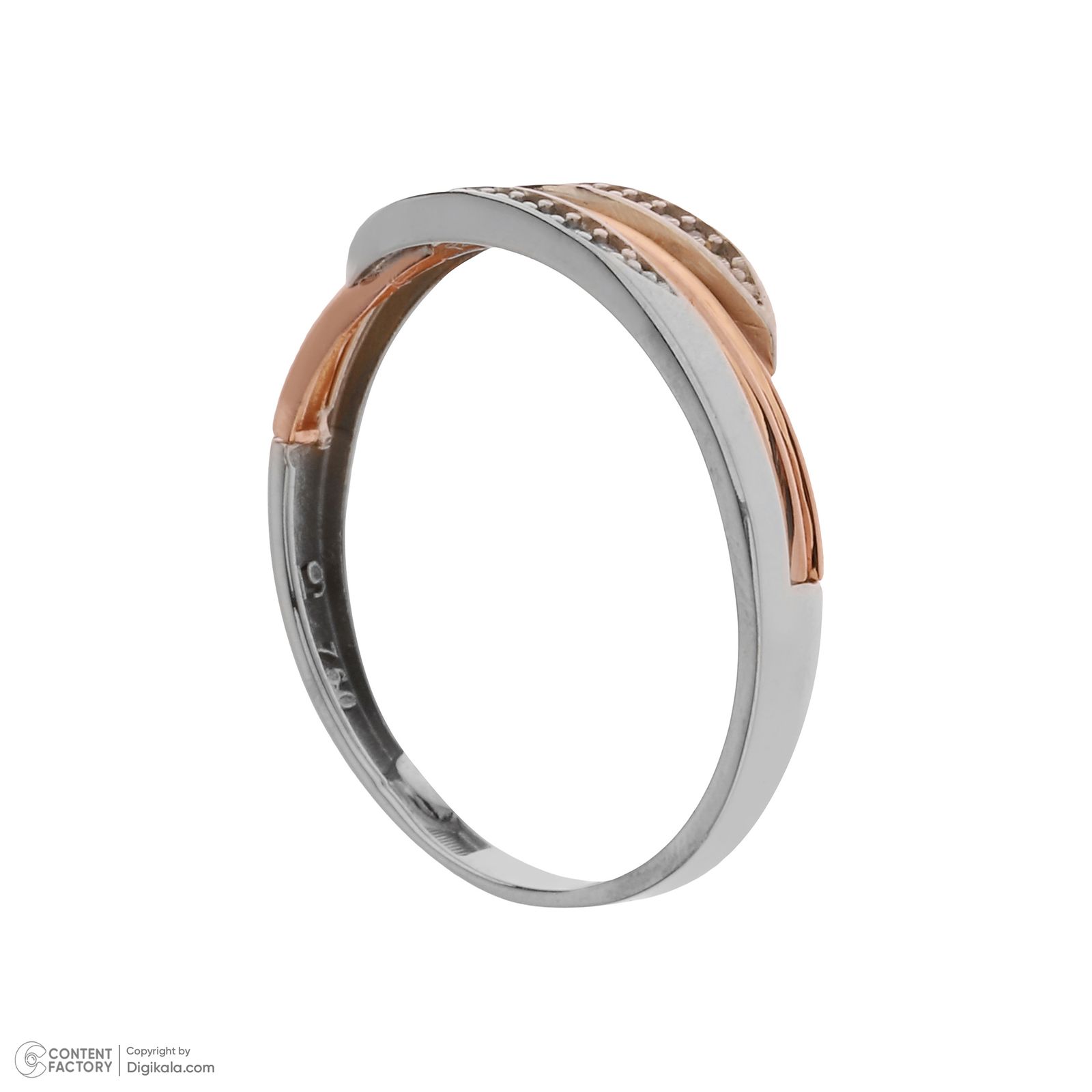ست حلقه طلا 18 عیار زنانه و مردانه مایا ماهک مدل MR1369 -  - 5
