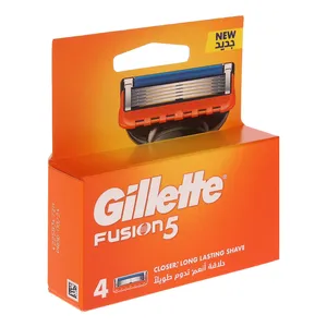 تیغ یدک ژیلت مدل Fusion 5 کد KGH بسته 4 عددی