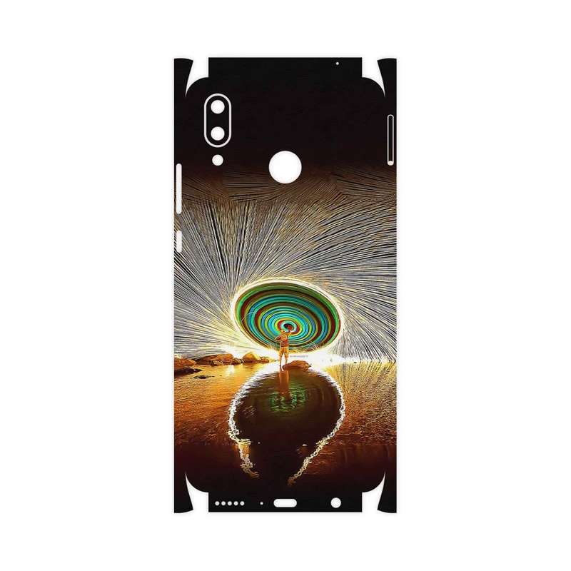برچسب پوششی ماهوت مدل Night Light Fountain-FullSkin مناسب برای گوشی موبایل هوآوی Nova 3