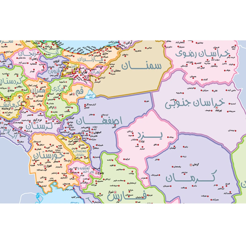 عکس شماره 3 : نقشه ایران من گیتاشناسی نوین کد l1612