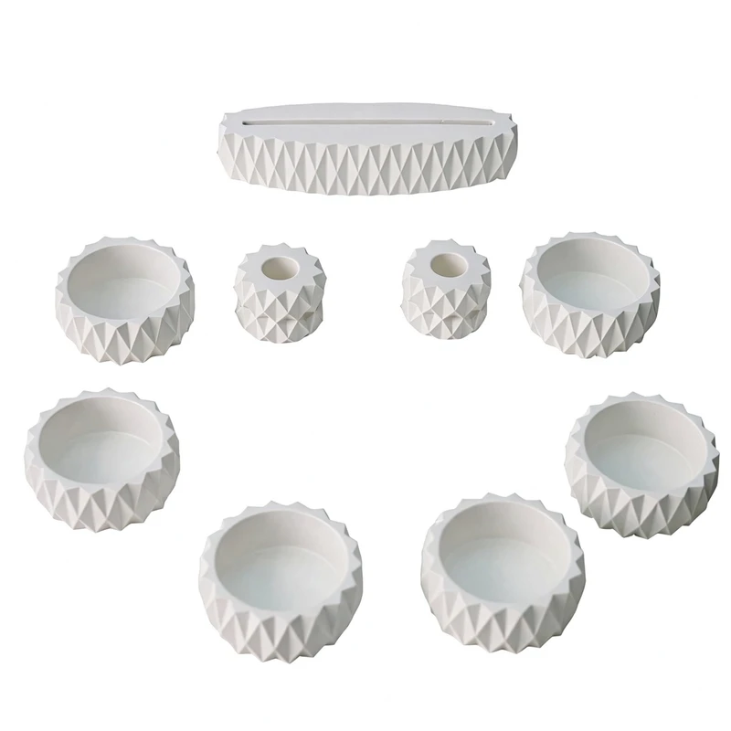 مجموعه ظروف هفت سین 9 پارچه مدل خورشیدی