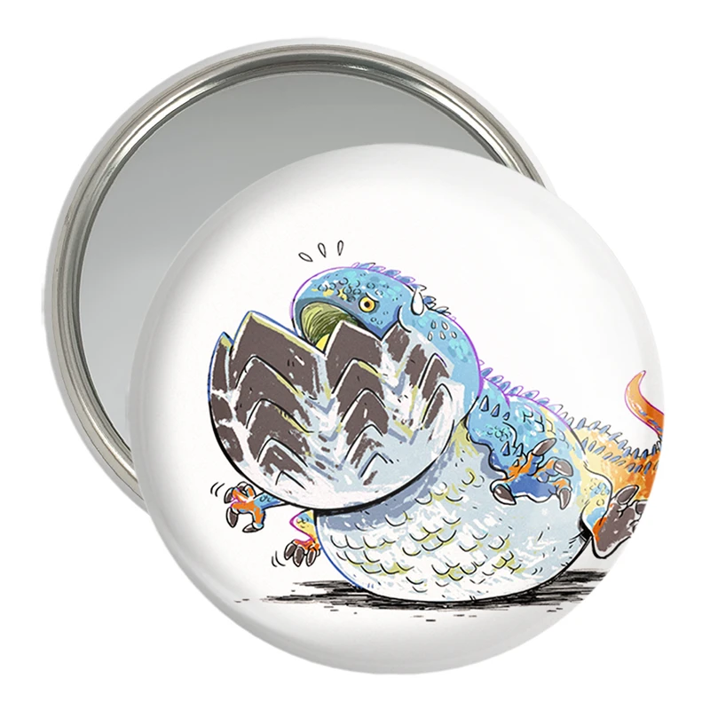 آینه جیبی خندالو مدل بازی شکارچی هیولا (Monster Hunter) کد 33226