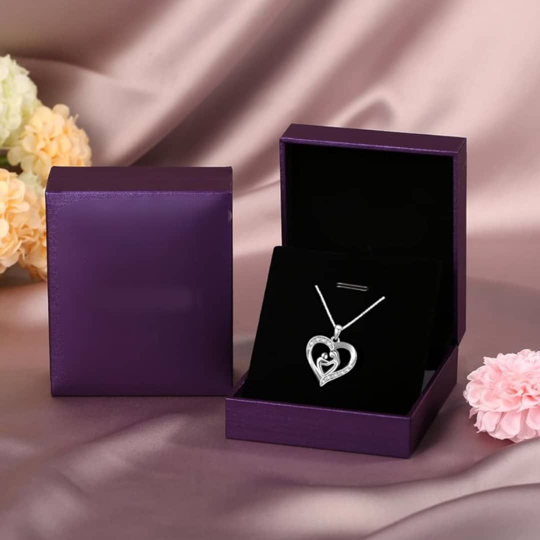 گردنبند نقره زنانه مدل مادر -  - 4