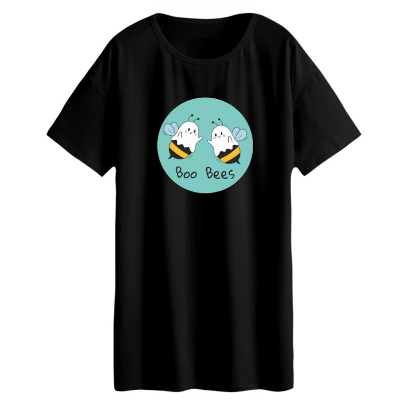 تی شرت لانگ زنانه مدل روح زنبورنما