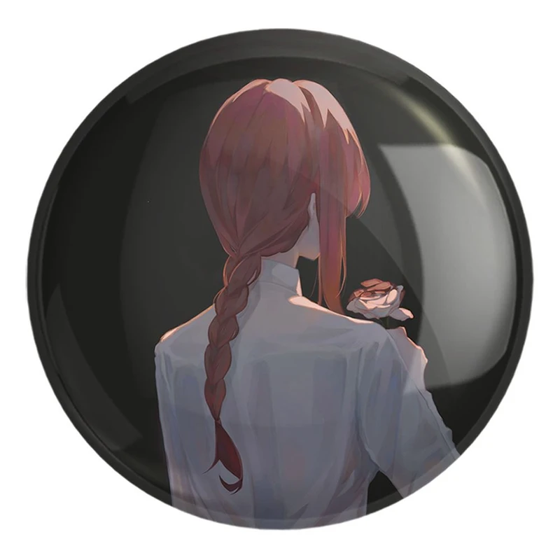 پیکسل خندالو طرح ماکیما انیمه مرد اره ای Chainsaw Man کد 22341 مدل بزرگ