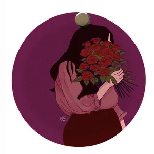 آینه جیبی طرح دخترانه کد ay71