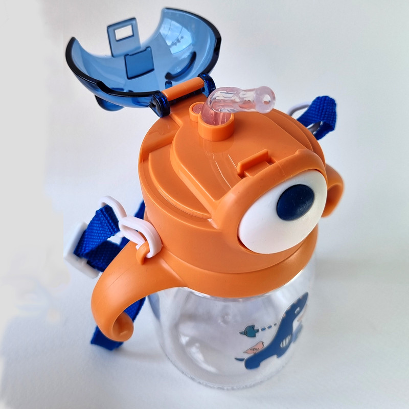 قمقمه کودک مدل خرسی دسته دار گنجایش 450 میلی لیتر