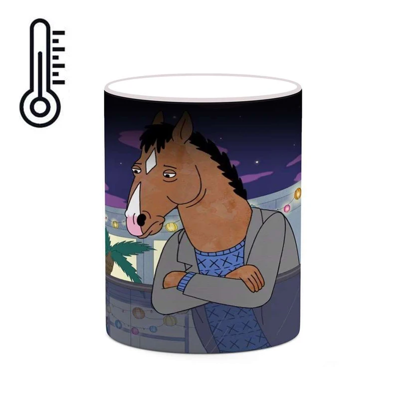 ماگ حرارتی کاکتی مدل کارتون BoJack Horseman کد mgh22339