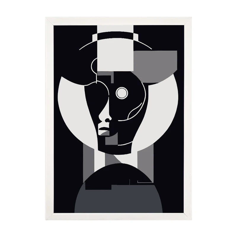 تابلو مدل دیواری طرح انتزاعی کد EA-1040