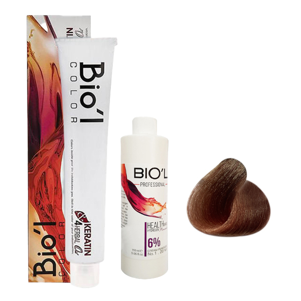 کیت رنگ مو بیول سری ASH شماره 9.35 حجم 100 میلی لیتر رنگ بلوند کاپوچینو خیلی روشن