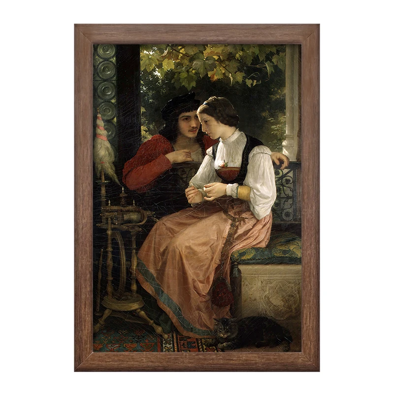 تابلو خندالو طرح نقاشی پیشنهاد اثر ویلیام بوگرو کد F12513