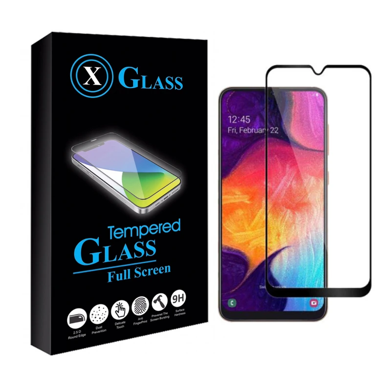 محافظ صفحه نمایش ایکس گلس مدل فول مناسب برای گوشی موبایل سامسونگ GALAXY A30S
