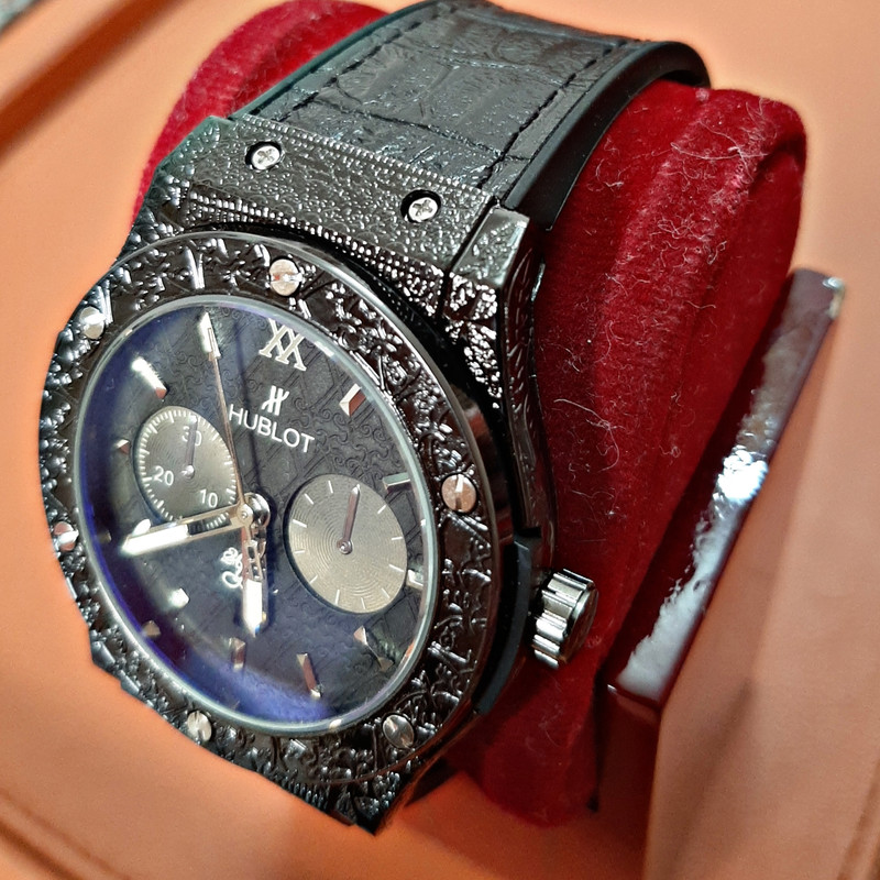 ساعت مچی عقربهای مردانه مدل hub02 ساعت مچی عقربهای مردانه مدل hub02