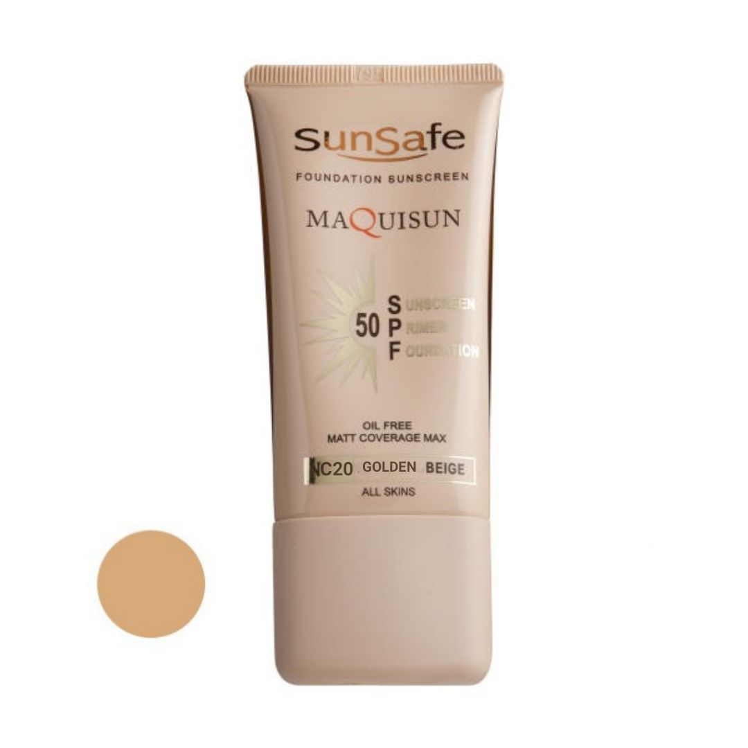 کرم ضد آفتاب رنگی سان سیف SPF50 مدل NC20 مناسب انواع پوست حجم 40 میلی لیتر -  - 1