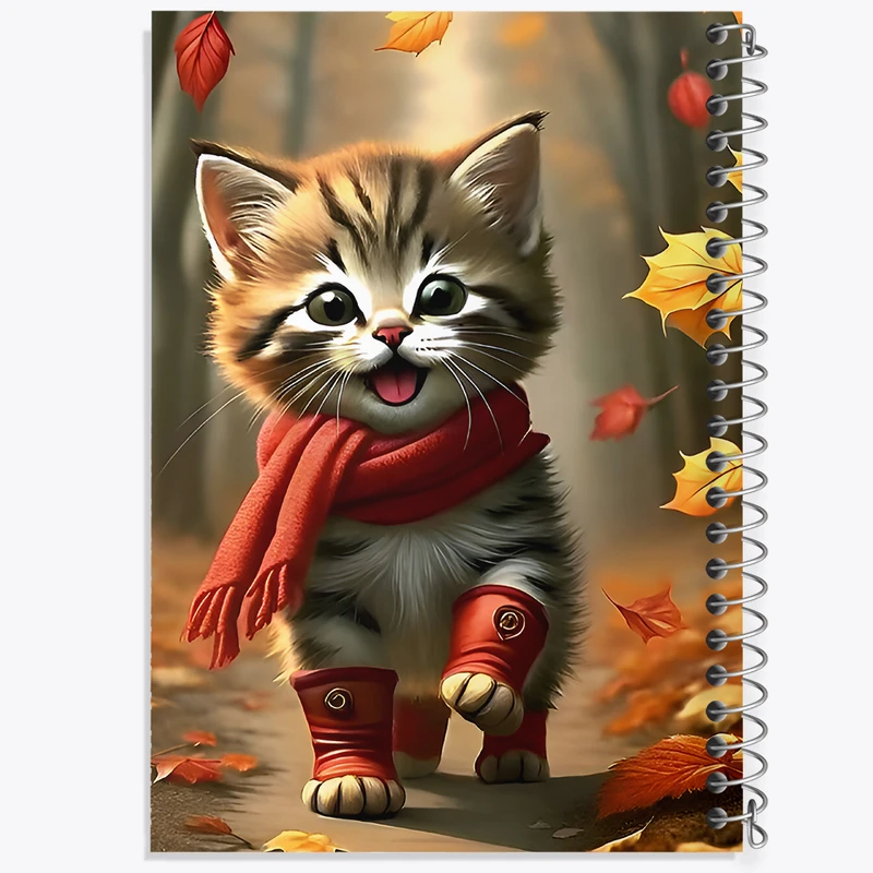 دفتر لیست خرید 50 برگ خندالو طرح گربه بامزه کد F7091