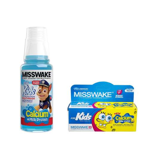 دهان شویه کودک میسویک مدل Chase حجم 200 میلی لیتر به همراه خمیردندان کودک میسویک مدل باب اسفنجی حجم 50 میلی لیتر