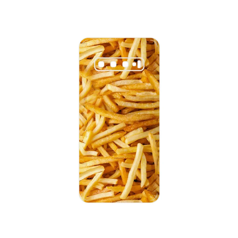 برچسب پوششی ماهوت مدل French fries مناسب برای گوشی موبایل سامسونگ Galaxy S10