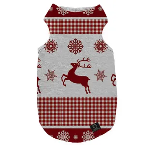  لباس سگ و گربه 27 طرح Christmas Jumper کد MH372 سایز S