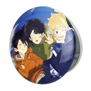 آینه جیبی خندالو طرح انیمه موب سایکو Mob Psycho 101 مدل تاشو کد 24450 
