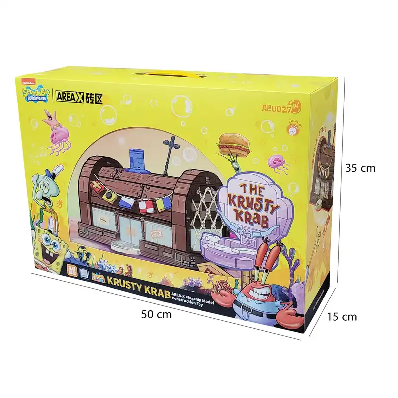 ساختنی مدل رستوران اقای خرچنگ طرح باب اسفنجی کد 0028