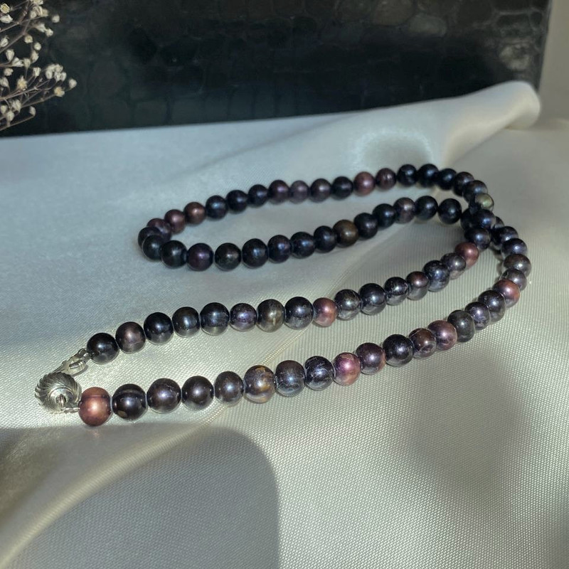 نیم ست نقره زنانه مدل مروارید کد MO0093B نیم ست نقره زنانه مدل مروارید کد MO0093B