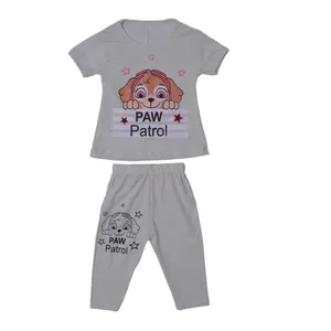 ست تی شرت و شلوار دخترانه مدل paw patrol کد 36