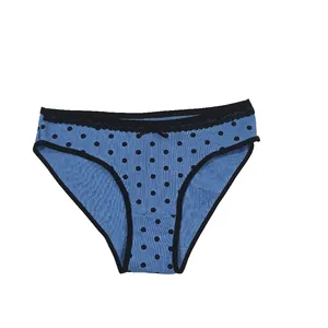 شورت زنانه مدل کبریتی خالخالی رنگ آبی