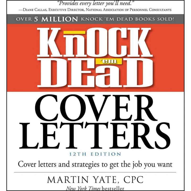کتاب Knock 'em Dead Cover Letters اثر Martin Yate انتشارات Adams Media