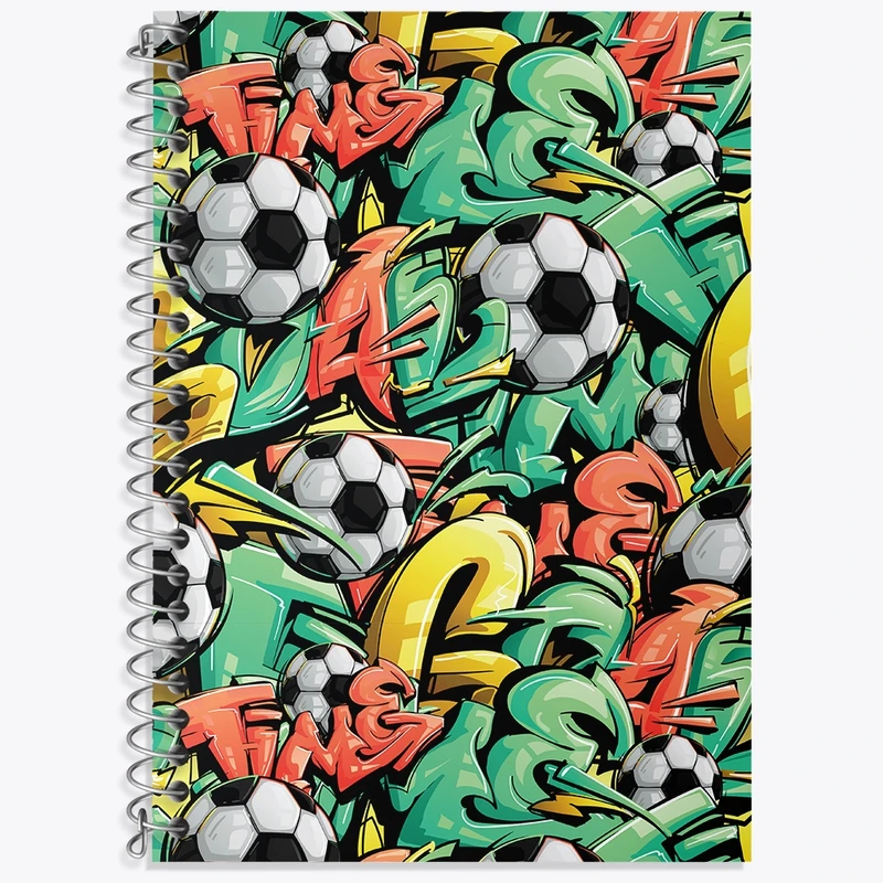 دفتر لغت 50 برگ خندالو طرح فوتبال کد N650