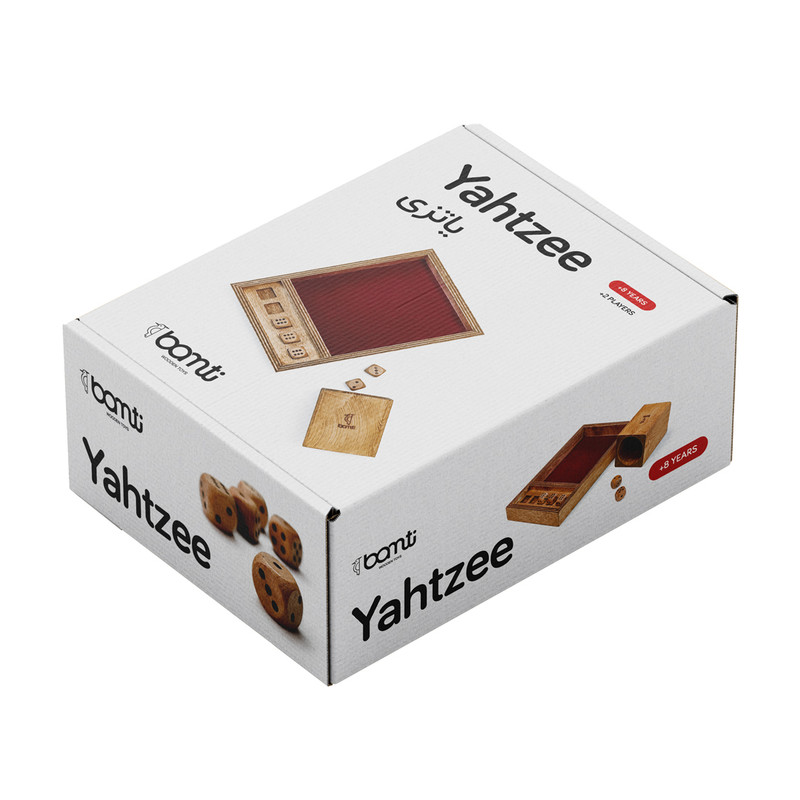 بازی فکری چوبامتی مدل یاتزی yahtzee