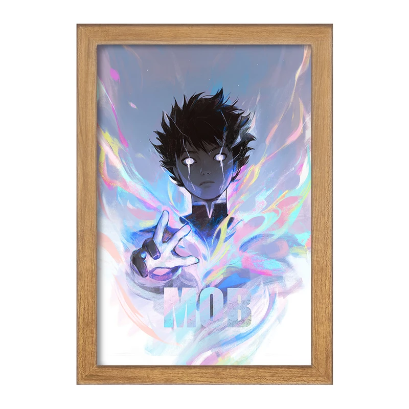 تابلو خندالو مدل انیمه موب سایکو100 کد F1566