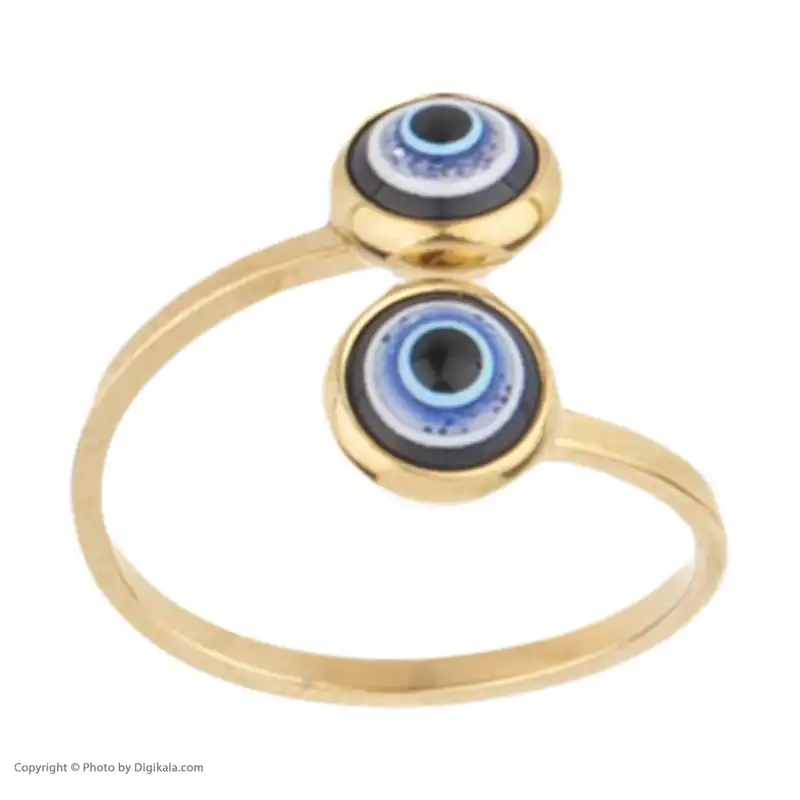 انگشتر زنانه مدل چشم نظر كد RNG12-GL