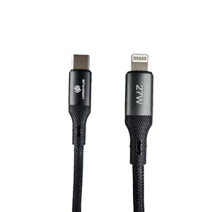 کابل تبدیل USB-C به لایتنینگ لورزو پلاس مدل C50 طول 1.2 متر