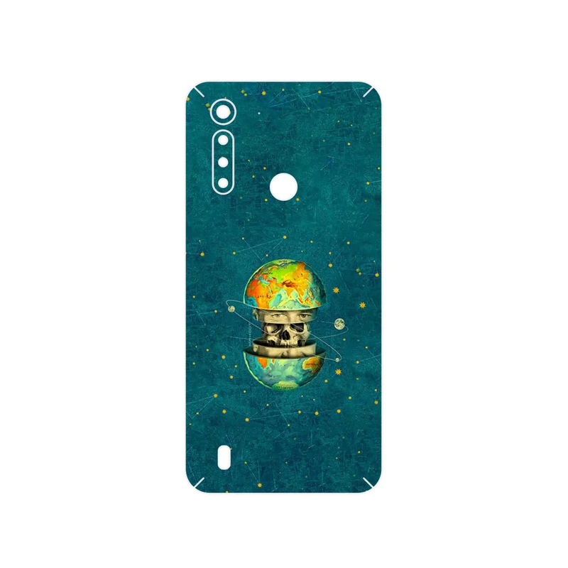 برچسب پوششی ماهوت مدل Collage of Earth Face مناسب برای گوشی موبایل موتورولا Moto G8 Power Lite