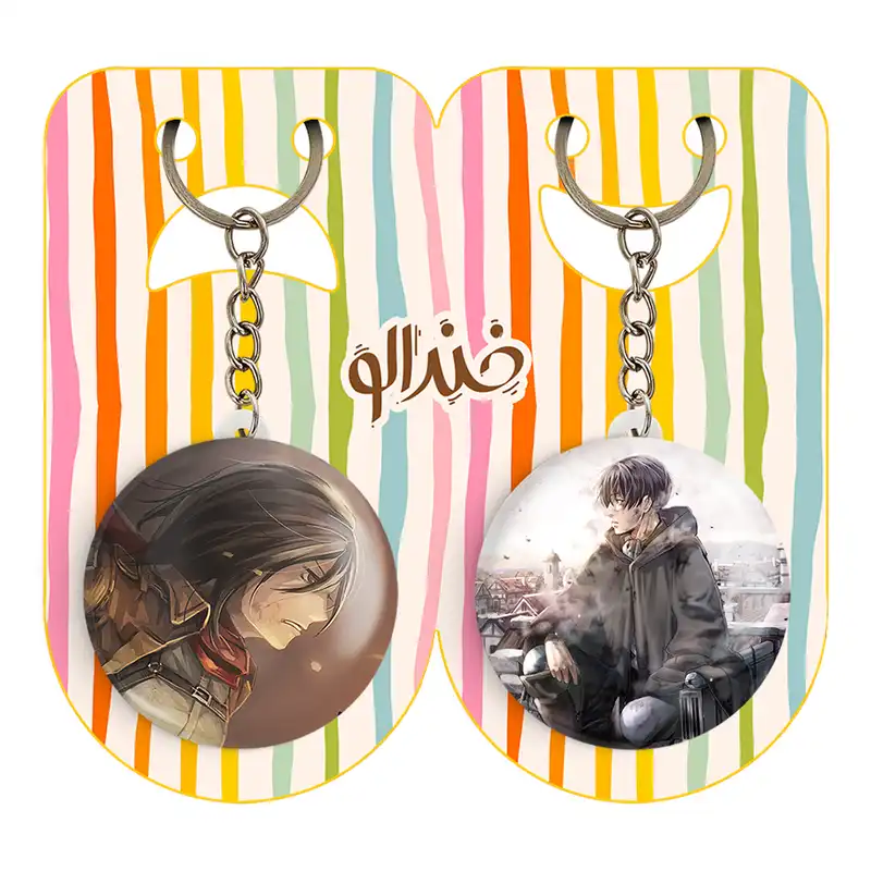 جاکلیدی خندالو مدل میکاسا اکرمن انیمه اوماروچان کد 1851618514 مجموعه 2 عددی