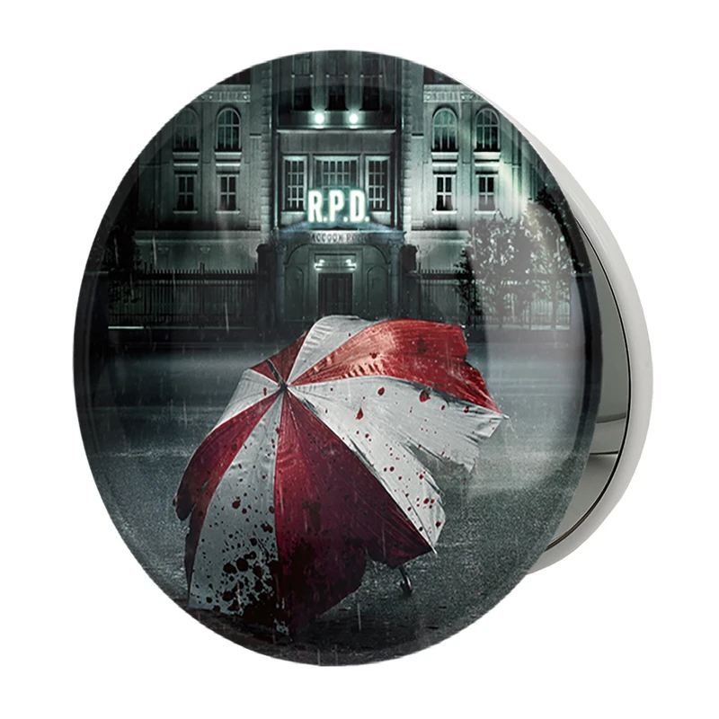 آینه جیبی خندالو طرح بازی رزیدنت اویل (Resident Evil) مدل تاشو کد 31654