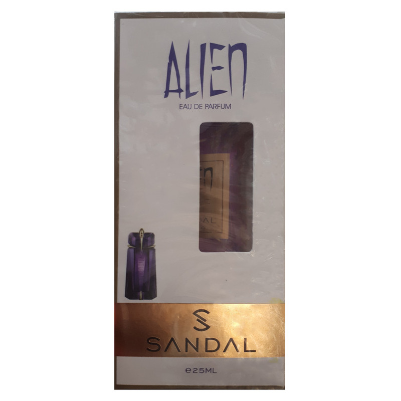 عطر جیبی زنانه صندل مدل ALIEN حجم 25 میلی لیتر عطر جیبی زنانه صندل مدل ALIEN حجم 25 میلی لیتر