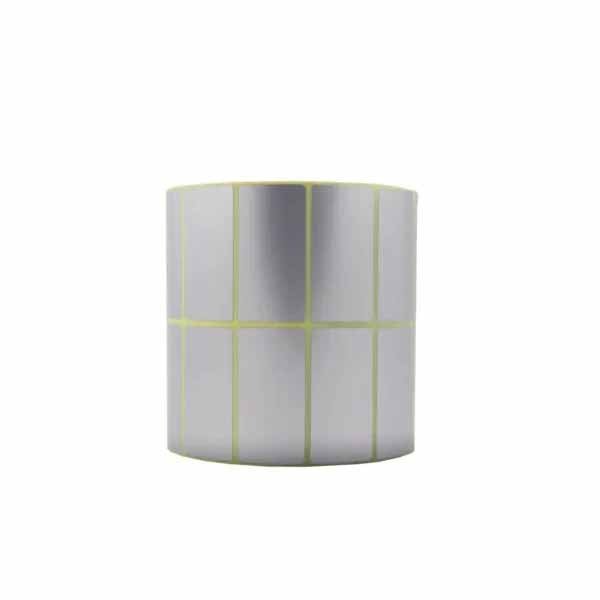 برچسب پرینتر لیبل زن مدل 30x50 متال بسته 3000 عددی