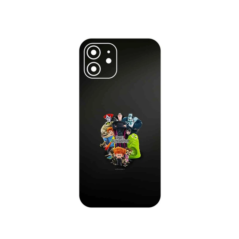 برچسب پوششی ماهوت مدل Hotel Transylvania مناسب برای گوشی موبایل اپل iPhone 12