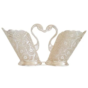 جای کارد و چنگال مليله کاری مدل قو کد 03