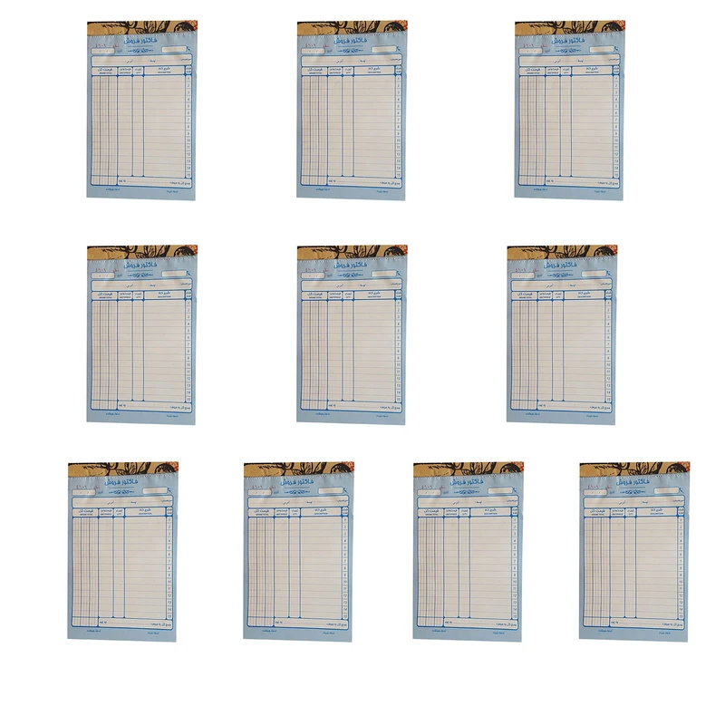 فاکتور فروش مدل 15 بسته 10 عددی