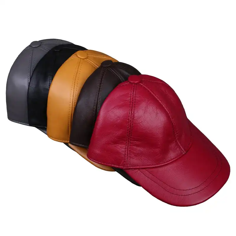 کلاه کپ مدل نقابدار چرمی