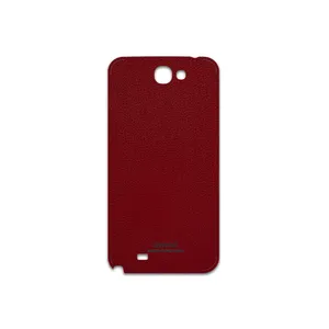 MAHOOT Red-Leather Cover Sticker for Samsung Galaxy Note 2