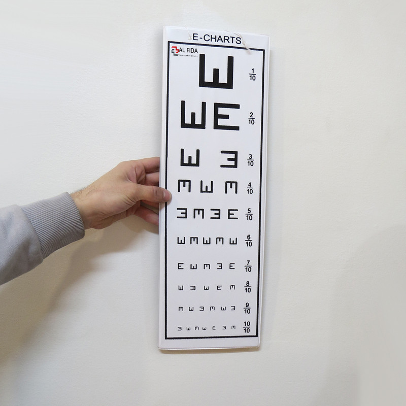 چارت بینایی سنجی آل فیدا مدل 14C01